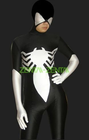S-guy Black And White Spandex Lycra Full Body Suit 1 S-guy Black And White Spandex Lycra Full Body Suit