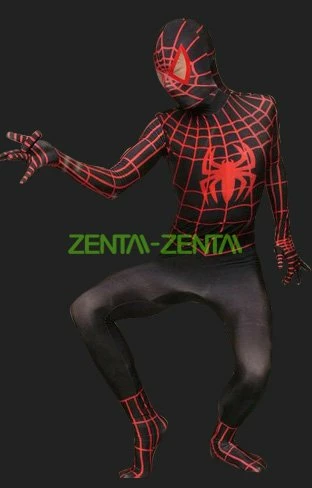 S-guy Bodysuit | Black And Red Lycra S-guy Costume 1 S-guy Bodysuit | Black And Red Lycra S-guy Costume