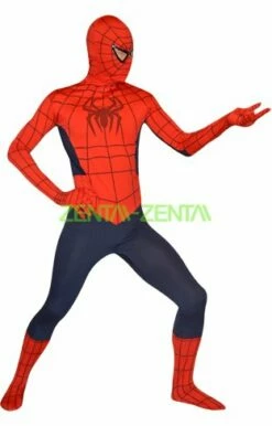 S-guy Costume | Red And Dark Blue Spandex Lycra Full Bodysuit -Ghostly Store s guy costume red and dark blue spandex lycra full bodysuit b53cb4.image .312x488