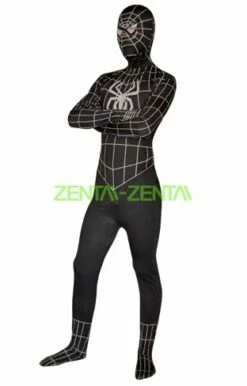 S-guy Zentai | Black And Grey Spandex Lycra Zentai Suit