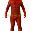 Scarlet S-guy Printed Zentai Costume With 3D Muscle Shades