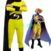 Sentry Costume | Black And Yellow Superhero Custome With Cape