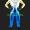 Silver, Gold And Blue Shiny Metallic Full Body Suit/ Zentai Suit
