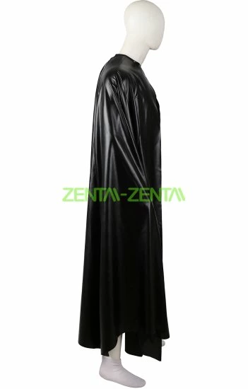 Single Layered Fake Leather Black B-guy Cape 7 Single Layered Fake Leather Black B-guy Cape - Image 7