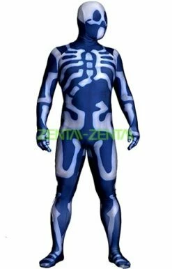 Skeleton Costume | Printed Spandex Lycra Zentai Costume With 3D Shadings