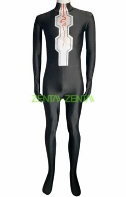 Special Investigation Squadron Dekaranger Robo Black Spandex Lycra Costume