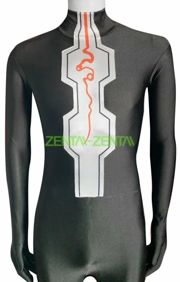 Special Investigation Squadron Dekaranger Robo Black Spandex Lycra Costume 3 Special Investigation Squadron Dekaranger Robo Black Spandex Lycra Costume - Image 3