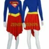 Super Girl | Blue And Red Spandex Lycra Dress Set