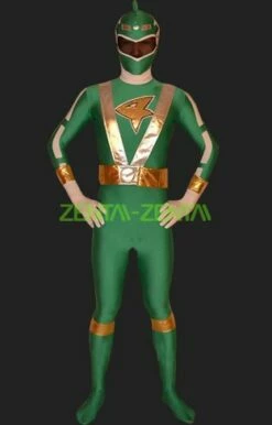 Super Sentai | Engine Sentai Go-onger Go-On Green Full Bodysuit