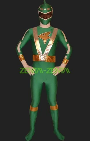 Super Sentai | Engine Sentai Go-onger Go-On Green Full Bodysuit 1 Super Sentai | Engine Sentai Go-onger Go-On Green Full Bodysuit