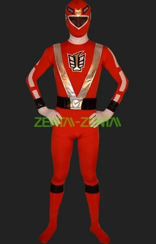 Super Sentai | Engine Sentai Go-onger Go-On Red Zentai Bodysuit 1 Super Sentai | Engine Sentai Go-onger Go-On Red Zentai Bodysuit