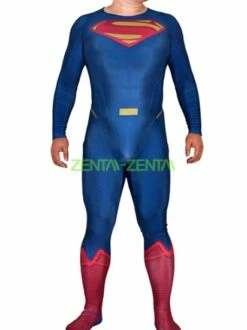 Superman Costume | Printed Spandex Lycra Zentai Suit With 3D Muscle Shading