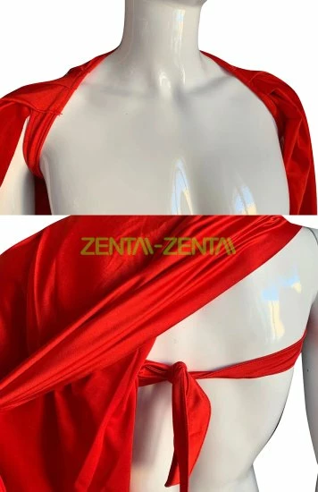 Superman Printed Spandex Lycra Costume With Chest Symbol And Red Cape 7 Superman Printed Spandex Lycra Costume With Chest Symbol And Red Cape - Image 7