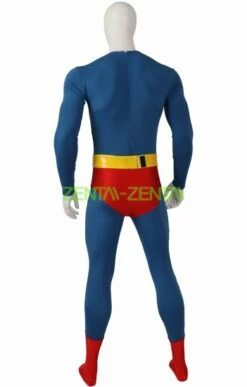 Superman Spandex Lycra Costume With Cape And Rubber Belt -Ghostly Store superman spandex lycra costume with cape and rubber belt 7cedc8.image .351x550