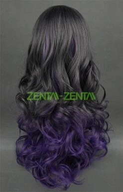 Tara And Purple Curly Wig! Lolita Cosplay Wig! -Ghostly Store tara and purple curly wig lolita cosplay wig 09ece0.image .312x488