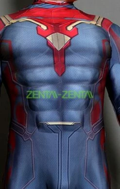 The Vision AOU Printed Spandex Lycra Costume No Hood With Cape 9 The Vision AOU Printed Spandex Lycra Costume No Hood With Cape -Ghostly Store the vision aou printed spandex lycra costume no hood with cape 14398e.image .312x488