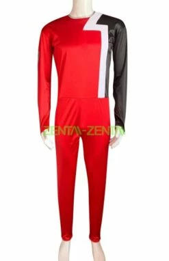 Tokusou Sentai Dekaranger Red Spandex Lycra Costume