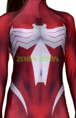 Ultimate Spider-Woman Printed Spandex Lycra Bodysuit With 3D Muscle Shades -Ghostly Store ultimate spider woman printed spandex lycra bodysuit with 3d muscle shades 5458a4.image .312x488