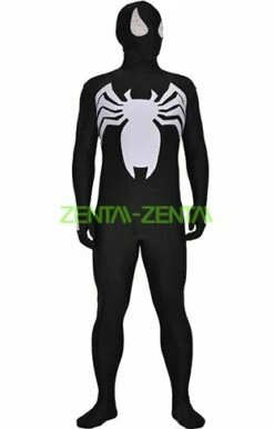 Venom S-guy Printed Spandex Lycra Bodysuit