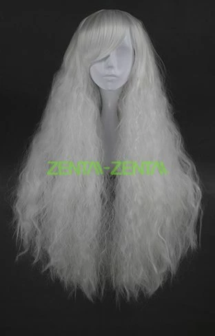 White Long Wig For Cosplay Show! 1 White Long Wig For Cosplay Show!