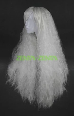 White Long Wig For Cosplay Show! 2 White Long Wig For Cosplay Show! - Image 2