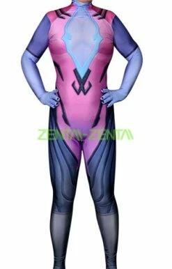 Widowmaker Costume | Printed Spandex Lycra Overwatch Costume With 3D Muscle...